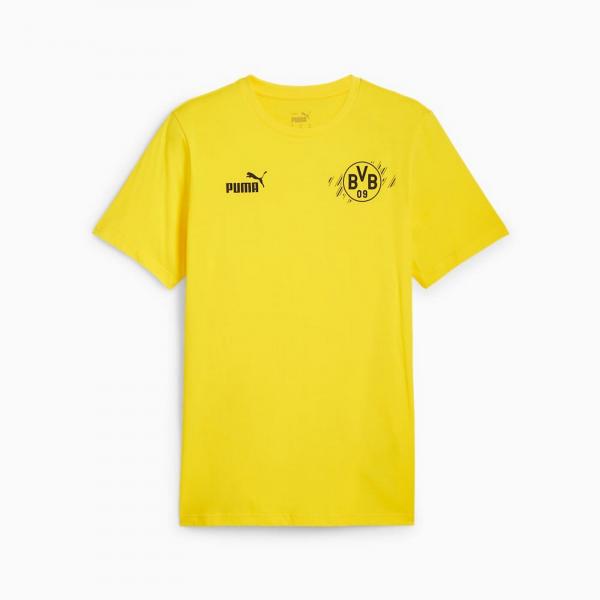 Koszulka męska Puma BVB FTBLCULTURE żółta 77774101