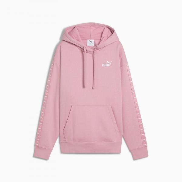 Bluza z kapturem damska Puma ESS TAPE COMFORT FL różowa 68809665