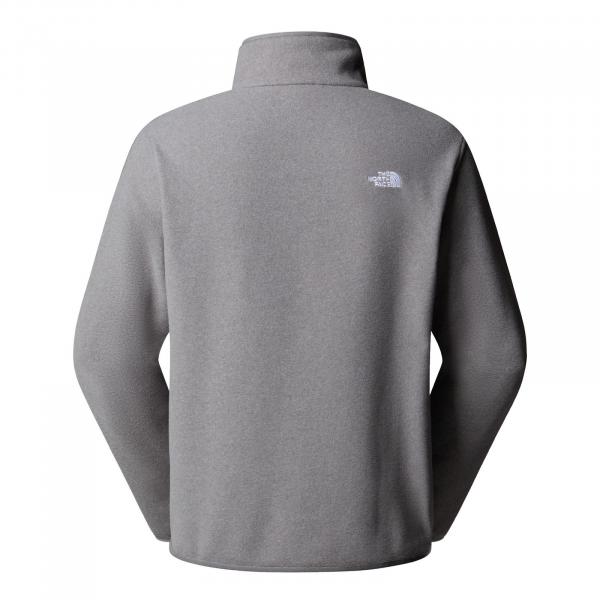 Polar męski The North Face GLACIER FLEECE 1/4 ZIP szary NF0A8D0QCQI