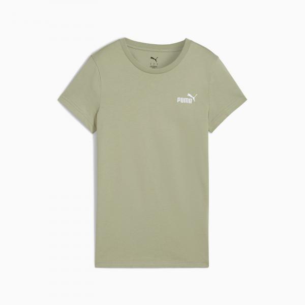 Koszulka damska Puma ESS SMALL NO.1 LOGO zielona 68237382