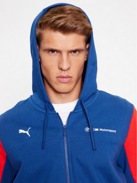 Bluza z kapturem męska Puma BMW MMS HDD niebieska 62122104