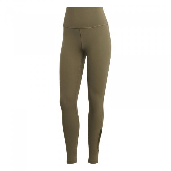 Legginsy damskIe adidas YOGA STUDIO Wrapped 7/8 khaki IB4595