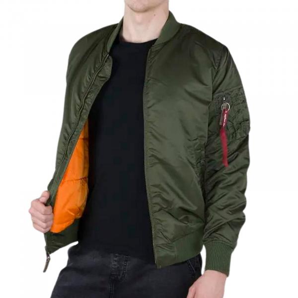 Kurtka bomberka męska Alpha Industries MA-1 VF 59 LONG zielona 168100-257