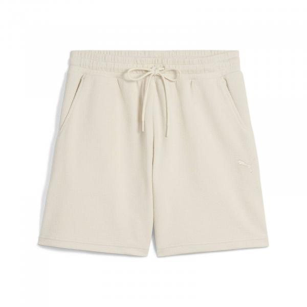 Spodenki damskie Puma HER HIGH-WAIST 5 beżowe 68506287