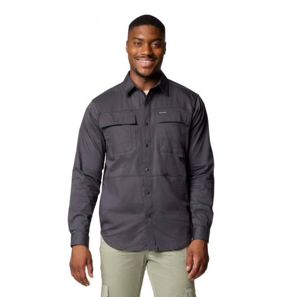 Koszula męska Columbia LANDROAMER TWILL szara 2120581011