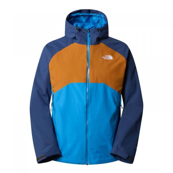 Kurtka z kapturem męska The North Face STRATOS niebieska NF00CMH9W4O