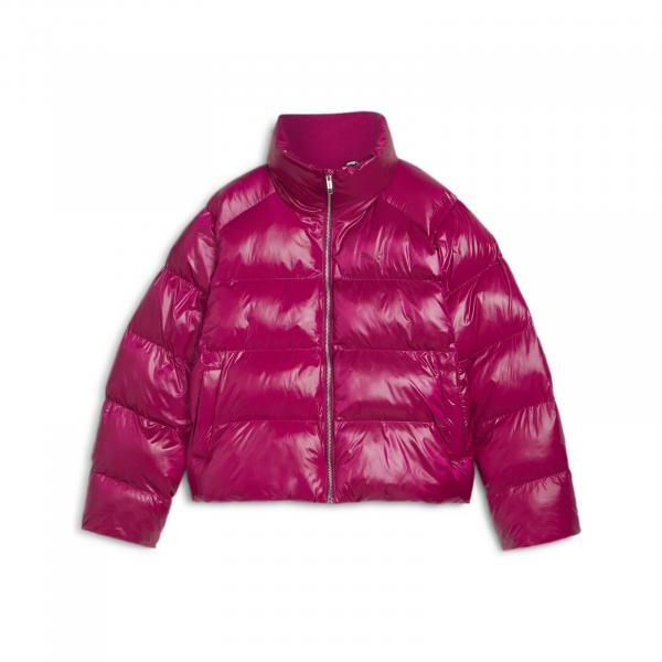 Kurtka damska Puma SHINY PUFFER różowa 62651445