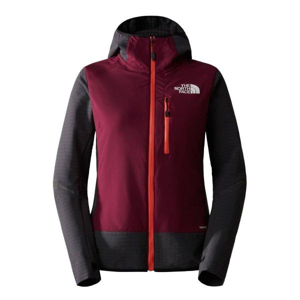 Kurtka narciarska damska The North Face DAWN TURN HYBRID VENTRIX bordowa NF0A7Z92O1R