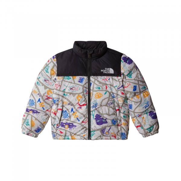 Kurtka dziecięca The North Face 1996 RETRO NUPTSE wielokolorowa NF0A82TS4FO