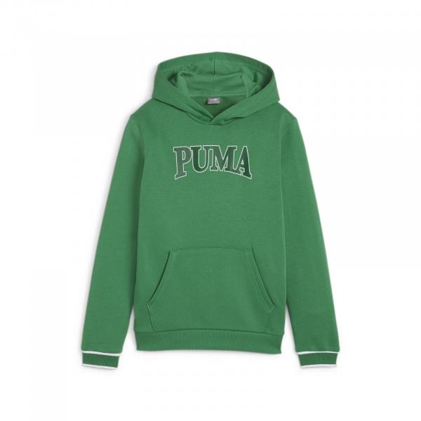Bluza z kapturem chłopięca Puma SQUAD TR zielona 67926186