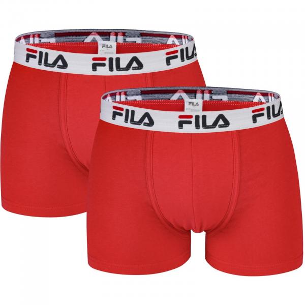 Bokserki męskie Fila BASIC 2-PAC czerwone FU5016-2-118