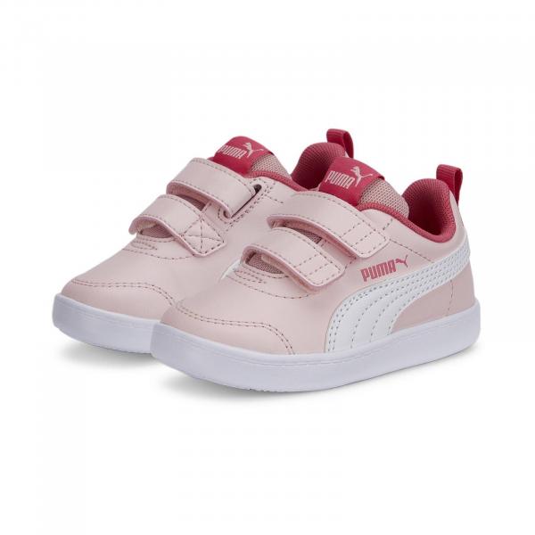 Buty sportowe dziecięce Puma COURTFLEX V2 różowe 37154425