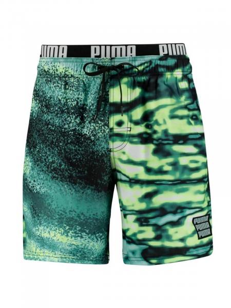 Kąpielówki męskie Puma BERMUDY SWIM LUMINOUS MID wielokolorowe 93549201