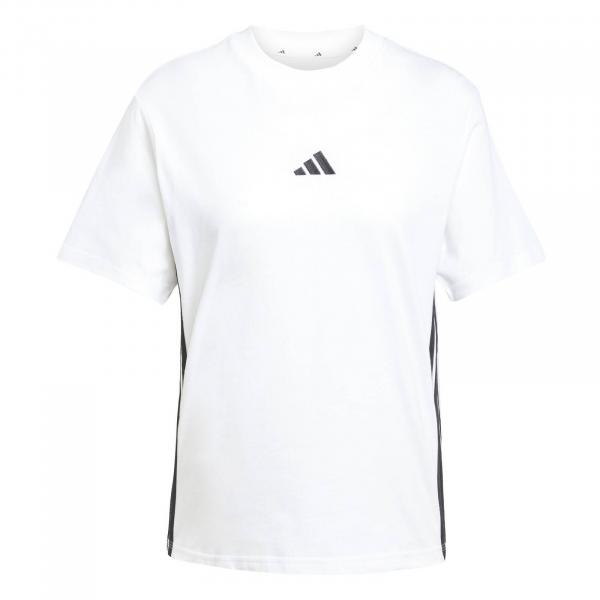 Koszulka treningowa damska adidas ESSENTIALS 3-STRIPES biała JD0844