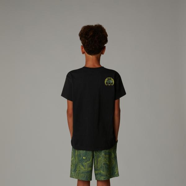 Koszulka chłopięca The North Face GRAPHIC RELAXED czarna NF0A8AXGJK3