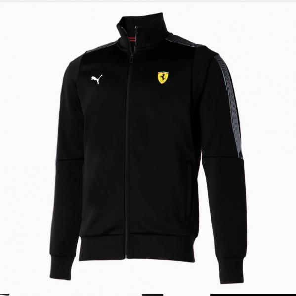 Bluza rozpinana męska Puma T7 FERRARI RACE czarna 53167501