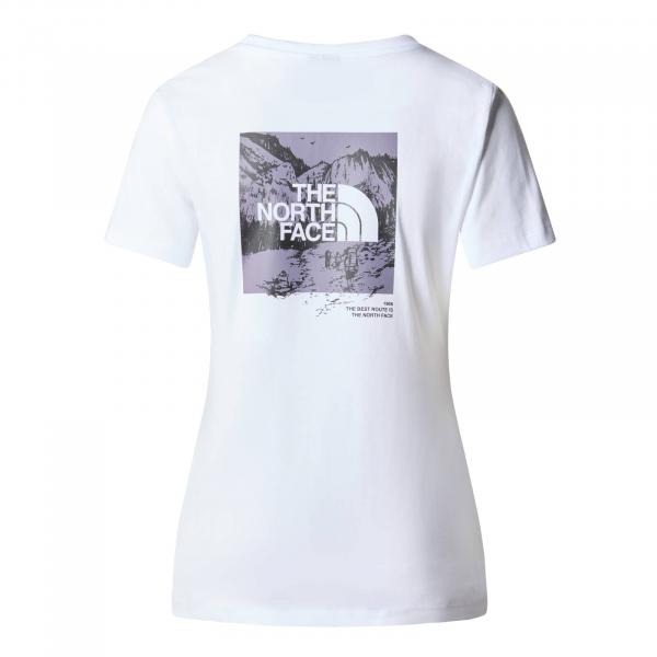 Koszulka damska The North Face S/S GRAPHIC HALF DOME biała NF0A8952IAC