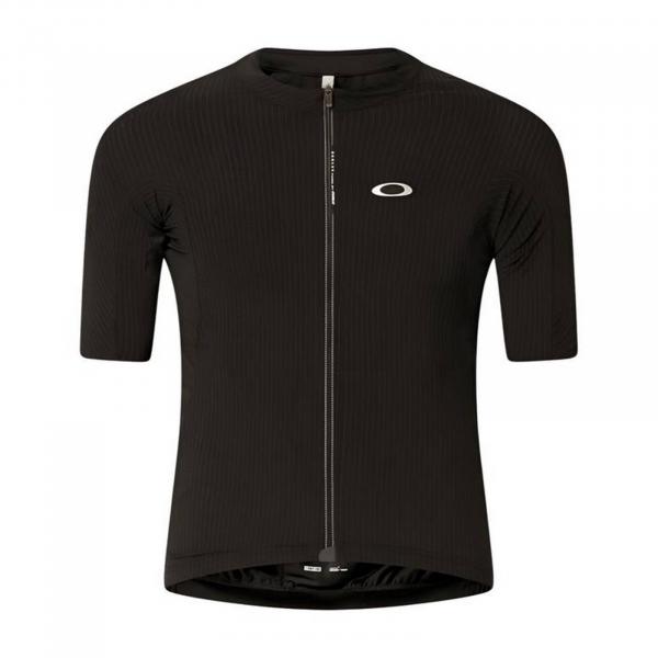 Koszulka rowerowa męska Oakley GRIDSKIN PINSTRIPE JERSEY czarna FOA405953-02E