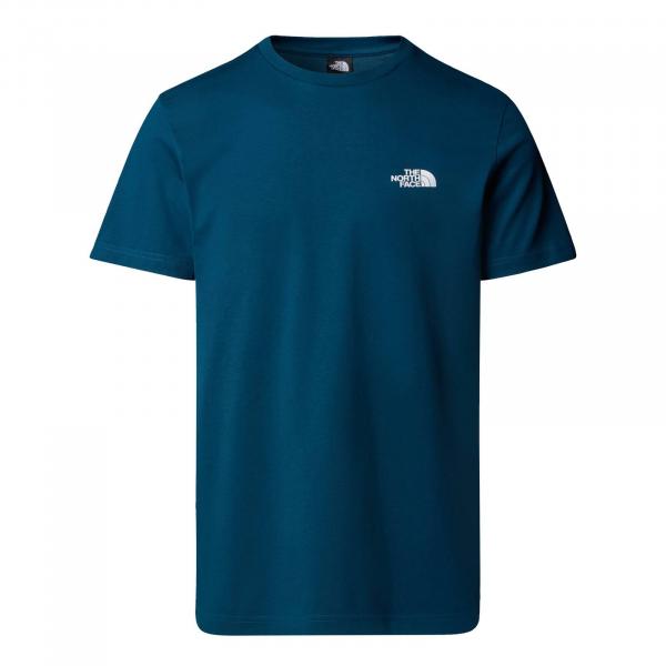 Koszulka męska The North Face S/S SIMPLE DOME niebieska NF0A87NG1NO