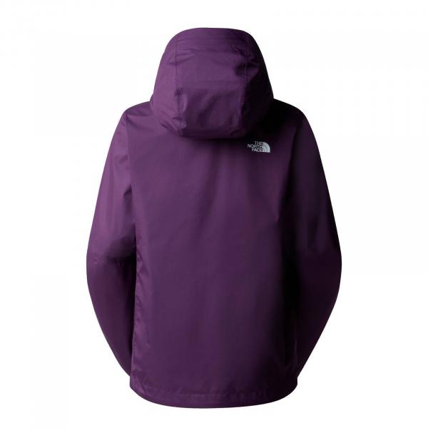 Kurtka z kapturem damska The North Face QUEST fioletowa NF00A8BAV6V