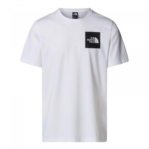 Koszulka męska The North Face S/S FINE biała NF0A8A6MFN4