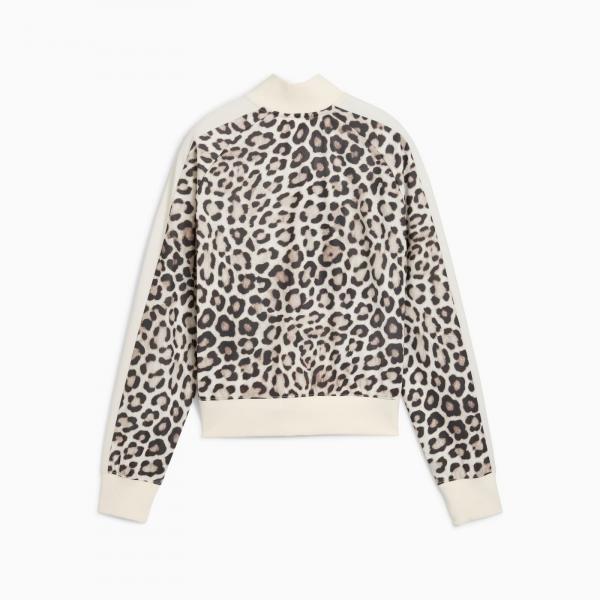 Bluza damska Puma T7 LEO LUXE AOP beżowa 63234291