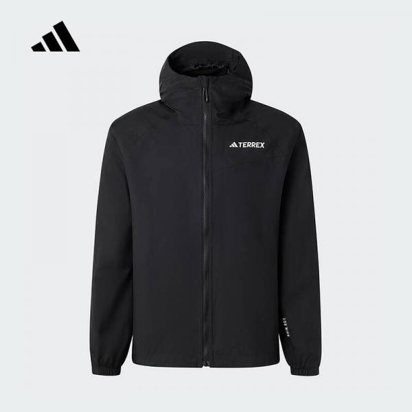 Kurtka przeciwdeszczowa męska adidas TERREX MULTI 2L RAIN.RDY czarna JN8804