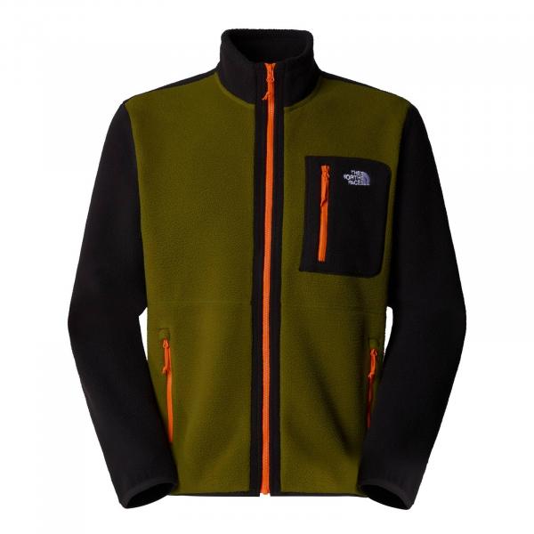 Polar męski The North Face YUMIORI FZ zielony NF0A883R8ZI