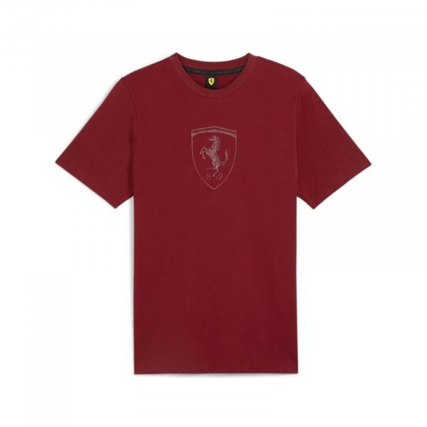 Koszulka męska Puma FERRARI RACE TONAL BIG SHIELD czerwona 62705705