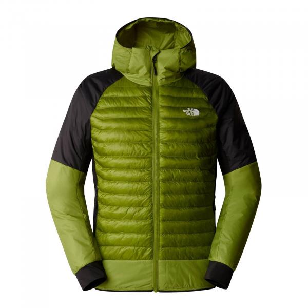 Kurtka z kapturem męska The North Face MACUGNAGA HYBRID INSULATION zielona NF0A851X7IQ