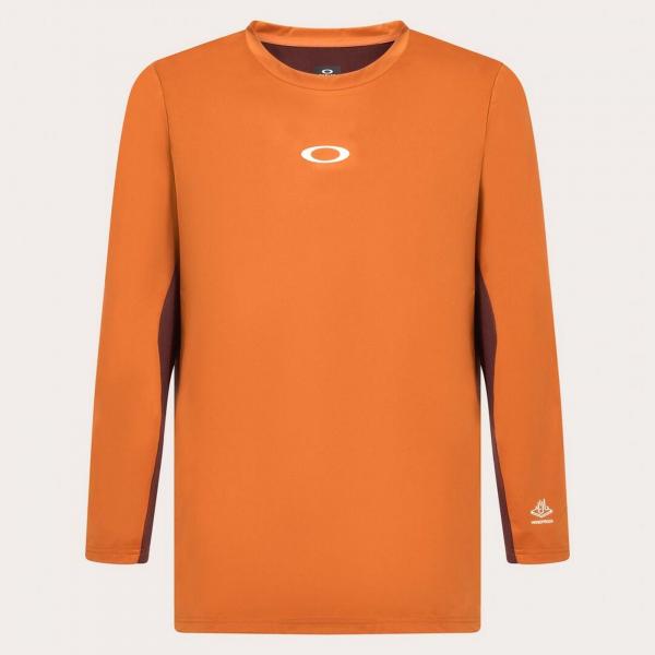 Longsleeve termiczny męski Oakley SEEKER REVEL 2.0 pomarańczowy FOA406092-52C