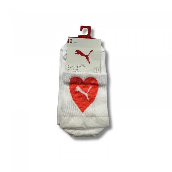 Skarpety damskie Puma HEART QUARTER 2-PACK wielokolorowe 93877201