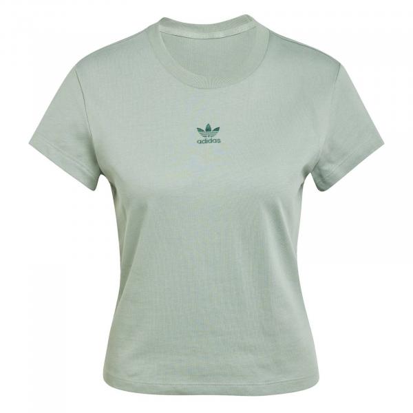 Koszulka damska adidas ESSENTIALS SLIM zielona JC8975