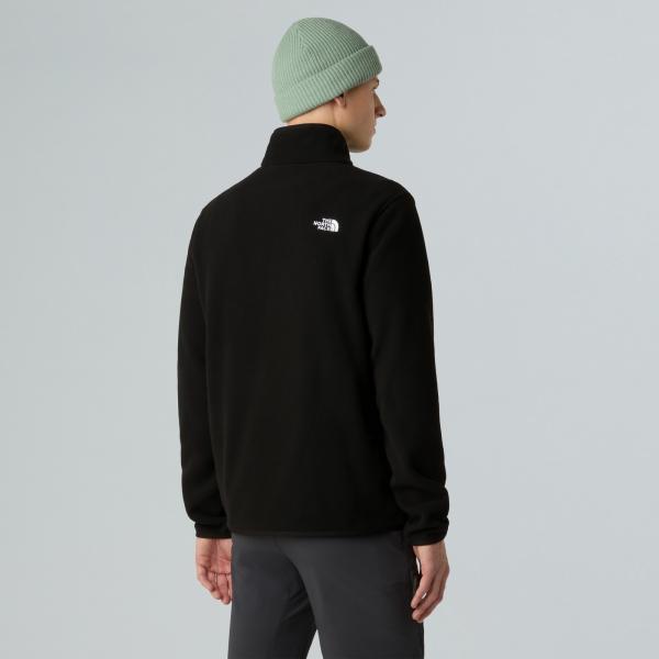 Polar męski The North Face GLACIER FLEECE 1/4 ZIP czarny NF0A8D0QJK3