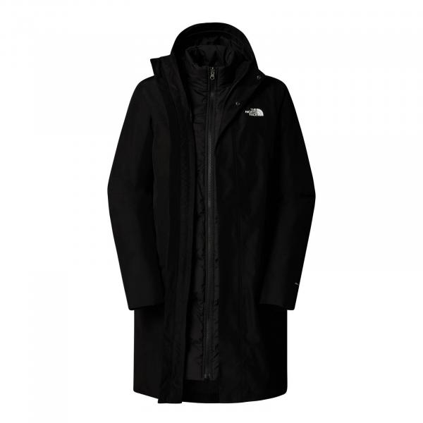 Kurtka z kapturem damska The North Face SUZANNE TRICLIMATE 2.0 czarna NF0A89JMJK3