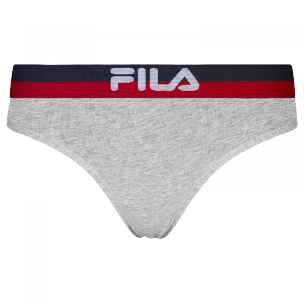 Majtki damskie Fila STRING 1-PACK szare FU6049-400