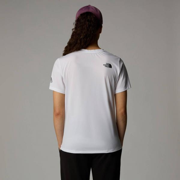 Koszulka trekkingowa damska The North Face MOUNTAIN ATHLETICS FLEX biała NF0A8944FN4