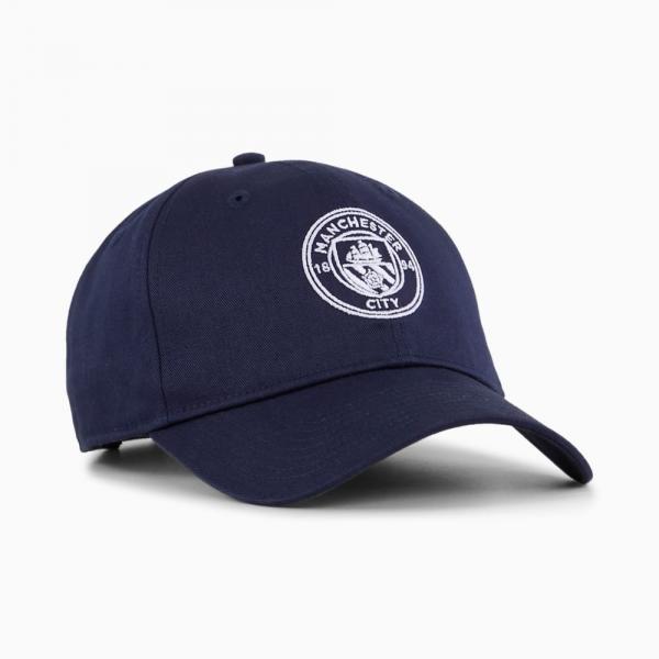 Czapka z daszkiem unisex Puma MCFC FTBLARCHIVE granatowa 02595873