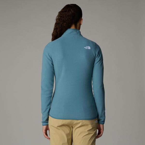 Polar damski The North Face 100 GLACIER 1/4 niebieski NF0A855M422
