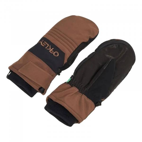 Rękawiczki narciarskie unisex Oakley B1B MITTENS brązowe FOS901289-31V