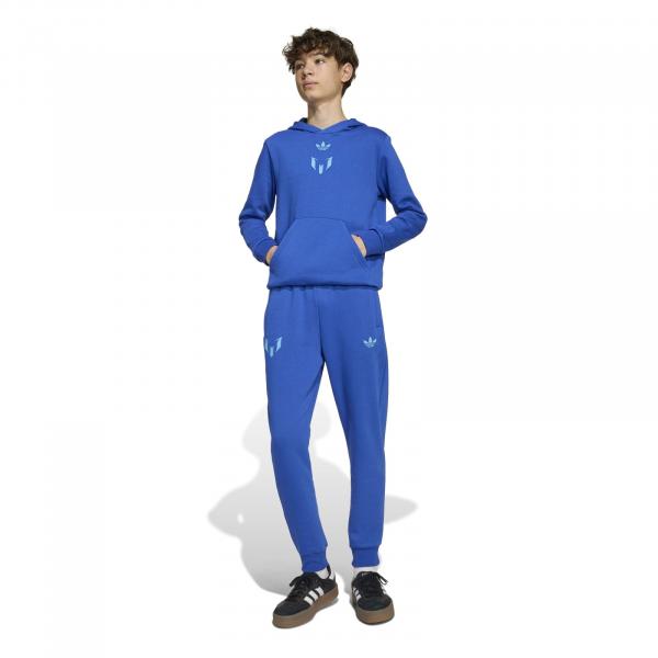 Bluza z kapturem dziecięca adidas MESSI niebieska JY9542