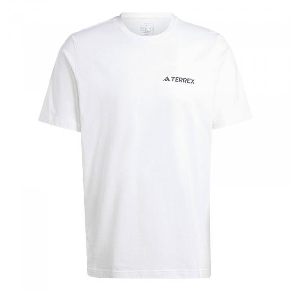 Koszulka trekkingowa męska adidas TERREX biała IZ0465