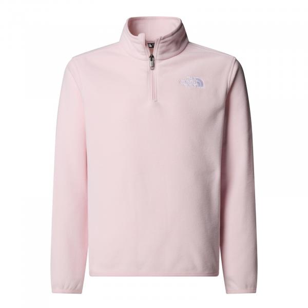 Polar dziecięcy The North Face GLACIER 1/4 ZIP różowy NF0A8CVGBP6