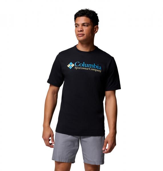 Koszulka męska Columbia CSC BASIC LOGO czarna 1680053031