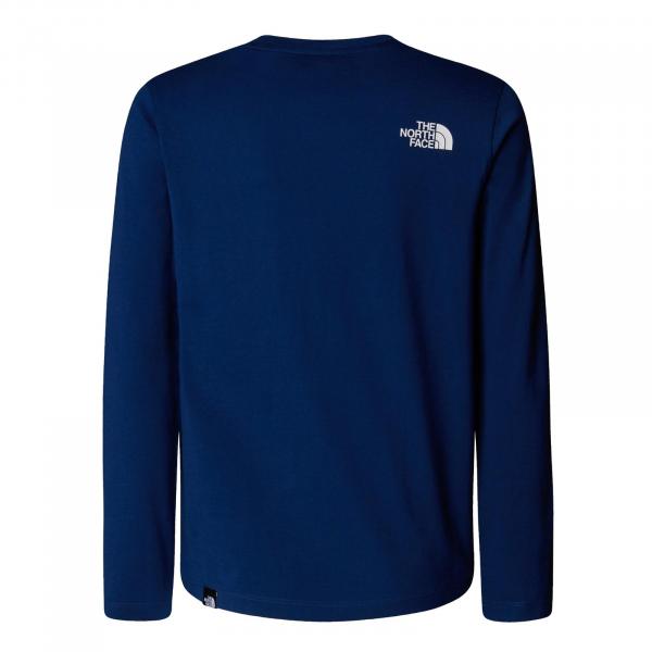 Longsleeve dziecięcy The North Face EASY niebieski NF0A89J2D1R