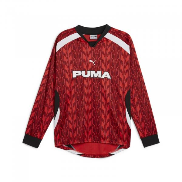 Longsleeve męski Puma FOOTBALL JERSEY czerwony 62754313