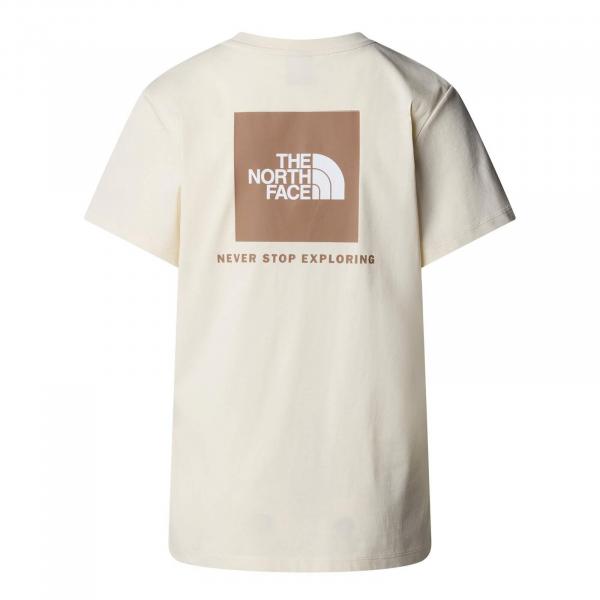 Koszulka damska The North Face REDBOX beżowa NF0A87NK95R