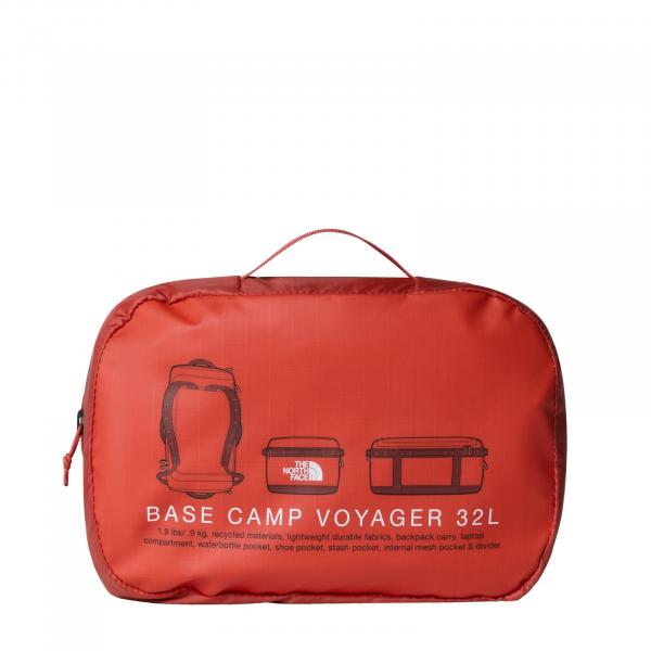 Torba podróżna unisex The North Face BASE CAMP VOYAGER 32 L czerwona NF0A52RREED