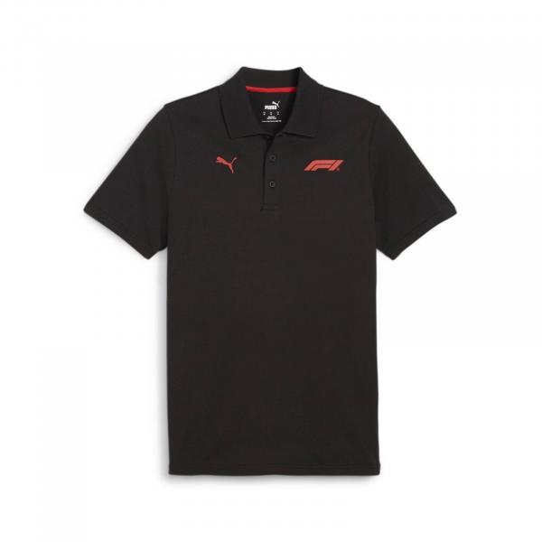 Koszulka polo męska Puma F1 ESS LOGO czarna 62585201