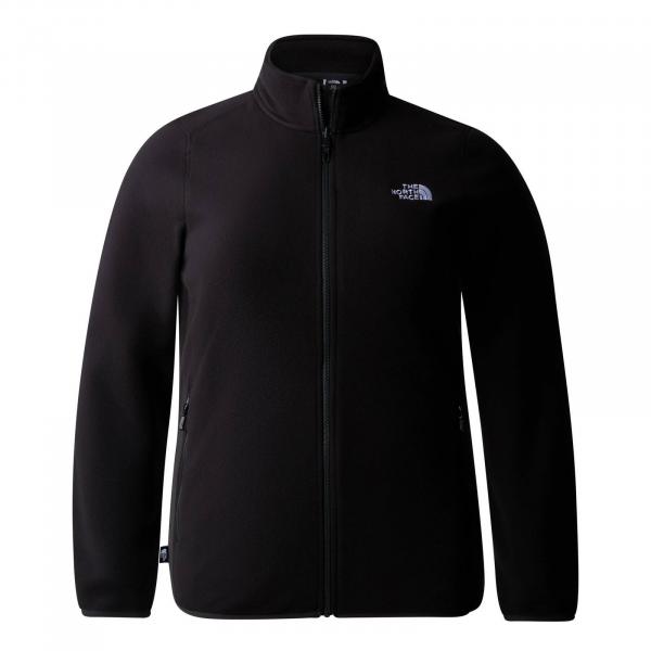 Polar damski The North Face PLUS 100 GLACIER FULL ZIP czarny NF0A856VJK3